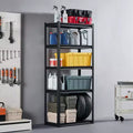 VEVOR Storage Shelves, 2000lbs, 5Tier Garage Storage Shelving,16 Dx32 Wx72 H Adjustable Metal Shelves for Garage Shelves Utility Rack Shelf,Black